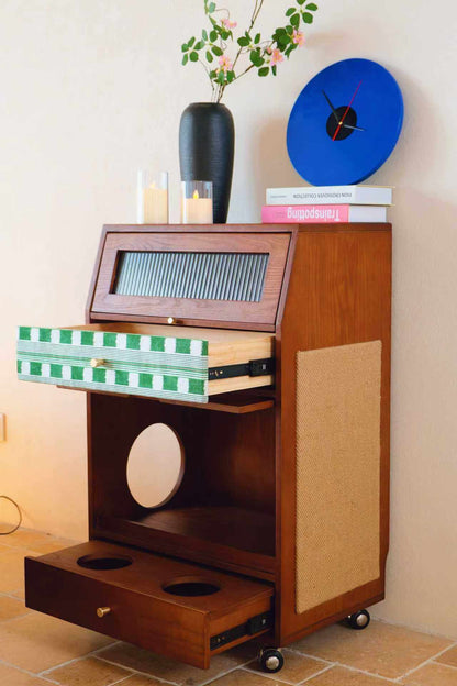 Living room, pet sharing, household use, movable cat bed, dining cabinet, antique style storage cabinet